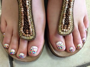 pedicure nail art